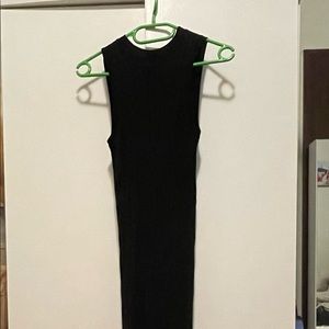 Black maxi dress